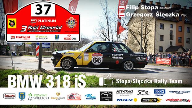 Stopa / lczka Rally Team przed Platinum 3. Rajdem Memoria Janusza Kuliga i Mariana Bublewicza w Wieliczce
