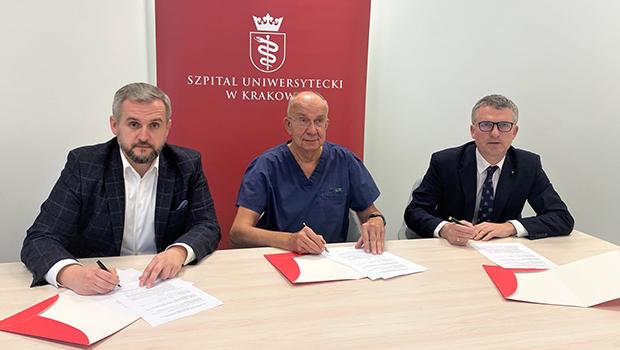 Podpisanie Listu Intencyjnego w sprawie budowy Szpitala Geriatrycznego w Wieliczce