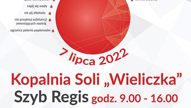 Zbirka krwi w Kopalni Soli „Wieliczka” 7 lipca