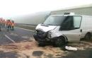Wypadek na autostradzie A4 w miejscowoci Brzezie