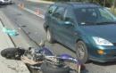 Wypadek w Zabawie - ranny motocyklista