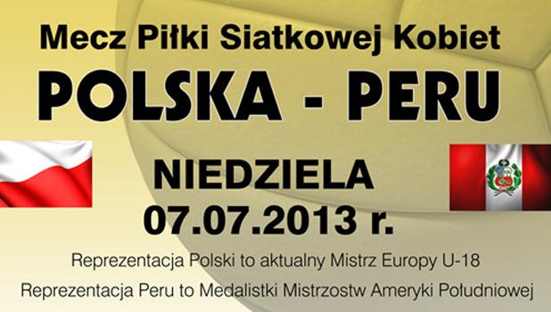 Polska - Peru - Mecz siatkwki kobiet w Wieliczce