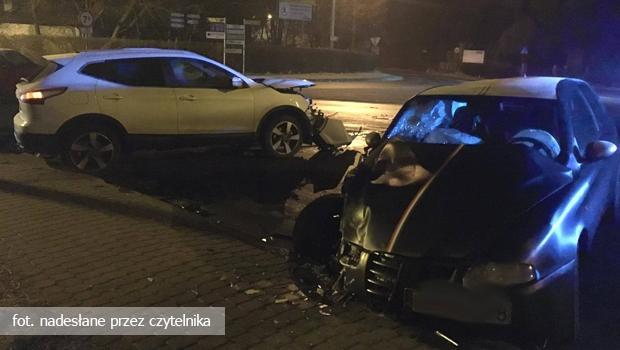Wieliczka. Dwa samochody zderzyy si na skrzyowaniu ul. Kociuszki i Krakowskiej