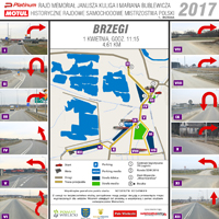 Rajd Memoria Kuliga Brzegi mapa