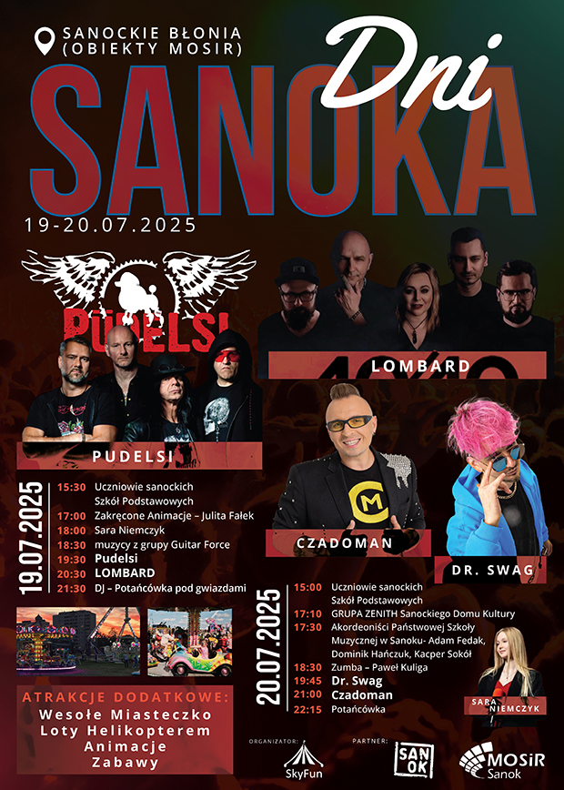 Dni Sanoka 2025 plakat