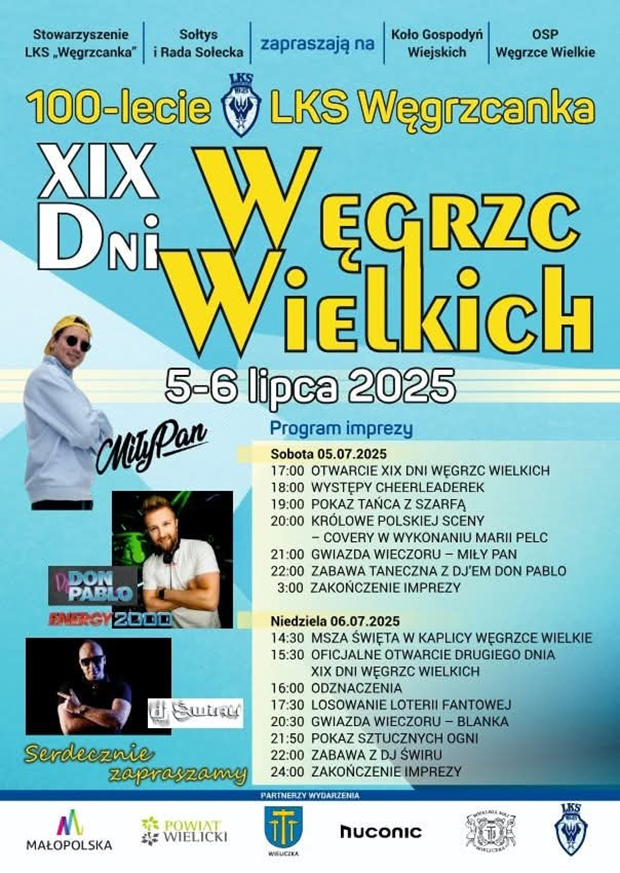 Dni Wegrzc Wielkich 2025 - plakat