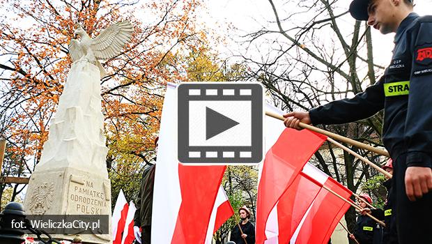 Obchody 99. rocznicy Odzyskania Niepodlegoci przez Polsk - Wieliczka - film