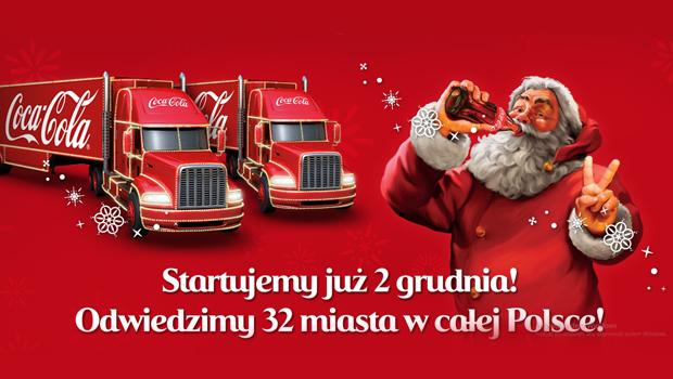 Świąteczna ciężarówka Coca-Coli przyjedzie do Wieliczki
