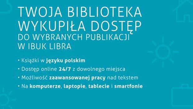 Ibuk Libra 2018! Piąty sezon ibooków w Powiatowej i Miejskiej Bibliotece Publicznej w Wieliczce.