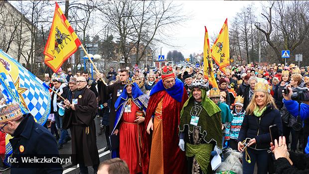 Orszak Trzech Krli w Wieliczce 2018 - zdjcia