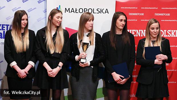7r Solna Wieliczka na gali wręczenia nagród w plebiscycie Sportowiec Małopolski 2017