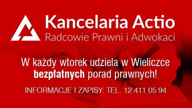 Jeśli potrzebujesz pomocy prawnej, skorzystaj z bezpłatnych porad prawnych udzielanych w Wieliczce w każdy wtorek.
