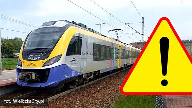 Od niedzieli pocigi w wyznaczonych godzinach nie bd kursowa pomidzy Wieliczk i Krakowem