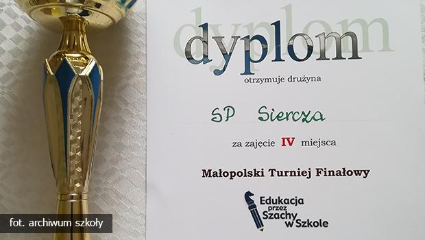 IV miejsce w Maopolsce dla Szkoy Podstawowej w Sierczy