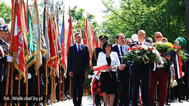 Obchody 227. Rocznicy Uchwalenia Konstytucji 3 maja w Wieliczce - zdjcia