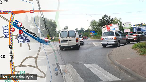 Wkrtce rozpocznie si budowa dwch rond na ul. Krakowskiej. Zobacz map z objazdami i nowe trasy autobusw.