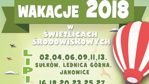 Wakacje w wietlicach rodowiskowych 2018
