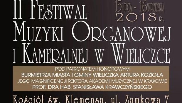II Festiwal Muzyki Organowej i Kameralnej w Wieliczce