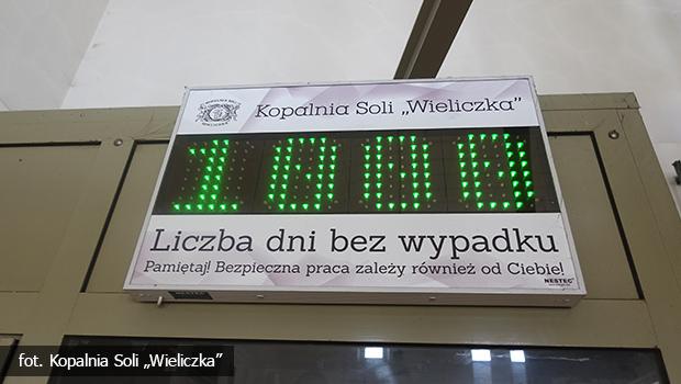 1000 dni bez wypadku w Kopalni Soli „Wieliczka”