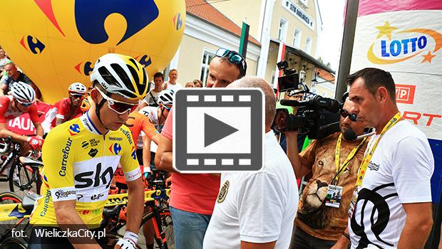 Start 5. etapu 75. Tour de Pologne z Kopalni Soli 