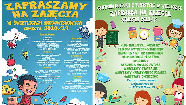 Centrum Kultury i Turystyki w Wieliczce zaprasza do zapisw na zajcia w roku szkolnym 2018/19