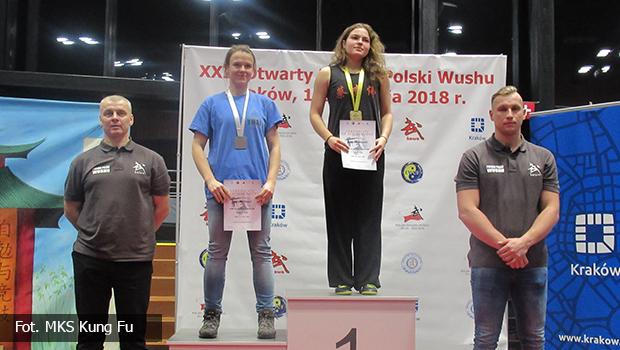Sukces zawodników  z Wieliczki i Krakowa na XXII Otwartym Pucharze Polski Wushu