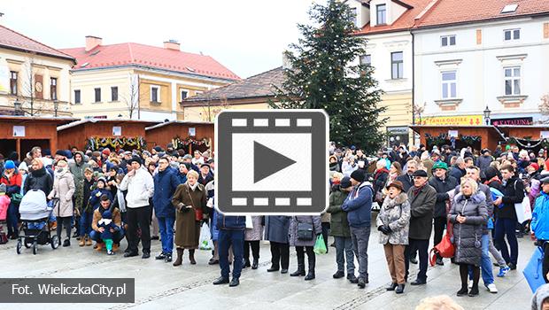 Wigilia dla mieszkacw 2018 na wielickim rynku