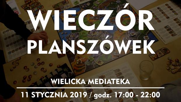 Wieczr planszwek w Wielickiej Mediatece