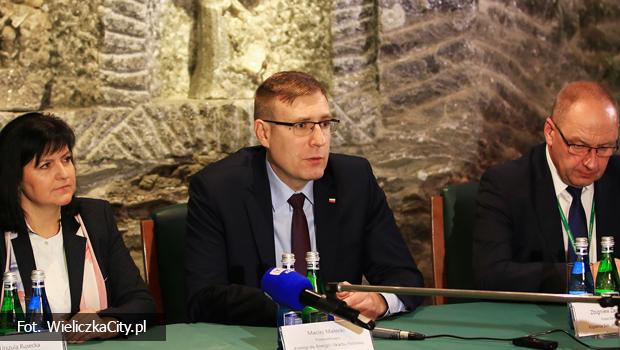 Wizytacja Komisji ds. Energii i Skarbu Państwa w Kopalni Soli „Wieliczka”