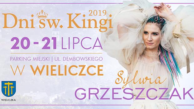 Sylwia Grzeszczak zapiewa w Wieliczce podczas Dni w. Kingi 2019