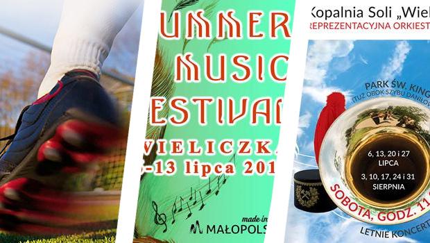 Weekend w Wieliczce pełen atrakcji! Inauguracja Summer Music Festival, letnich koncertów górniczej orkiestry oraz turniej piłkarski