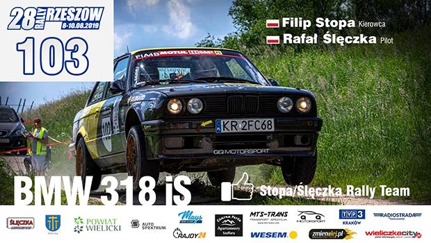 Stopa / Ślęczka Rally Team przed 28. Rajdem Rzeszowskim  – 4. Rundą MOTUL Historycznych Rajdowych Samochodowych Mistrzostw Polski