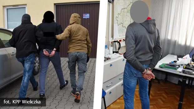Porwanie w gminie Wieliczka. Wywieli mczyzn do lasu, przywizali do drzewa, bili, przypalali i ranili noem.