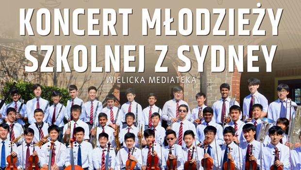 Koncert młodzieży szkolnej z Sydney w Wieliczce