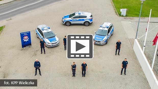 Policjanci z Wieliczki podjli wyzwanie #GaszynChallenge - wideo