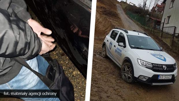 Nocny pocig i ujcie pijanego kierowcy przez zaog agencji ochrony VIP PATROL