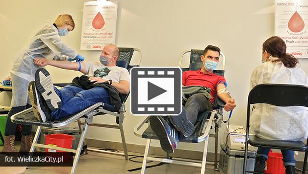 10. akcja krwiodawstwa w wielickiej kopalni soli [wideo]