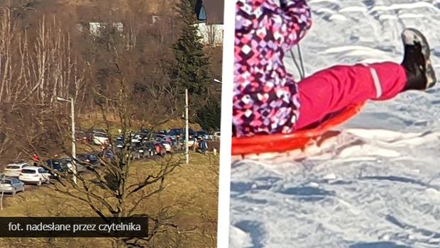 Podstolice. Dziecko doznao urazu gowy zjedajc na sankach. Zaparkowane na ulicy samochody utrudniay dojazd karetce.