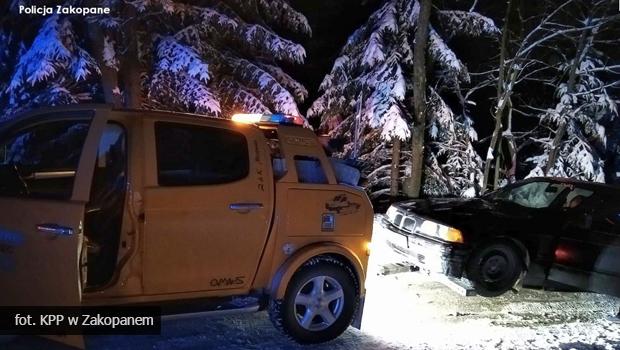 Wieliczanin pod wpywem narkotykw urzdzi sobie nocny rajd na drodze z Zakopanego do Morskiego Oka