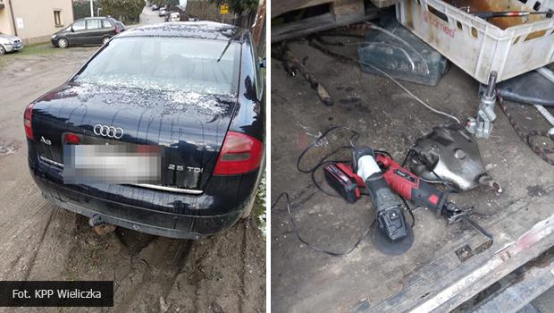 Wieliczka. Krad katalizatory i narzdzia – wieliccy policjanci zatrzymali 45-letniego zodzieja