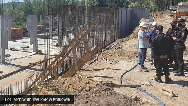 Budowa nowej siedziby Pastwowej Stray Poarnej w Wieliczce
