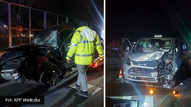 Wypadek w Targowisku. Przejecha na czerwonym wietle – trzy osoby w szpitalu.