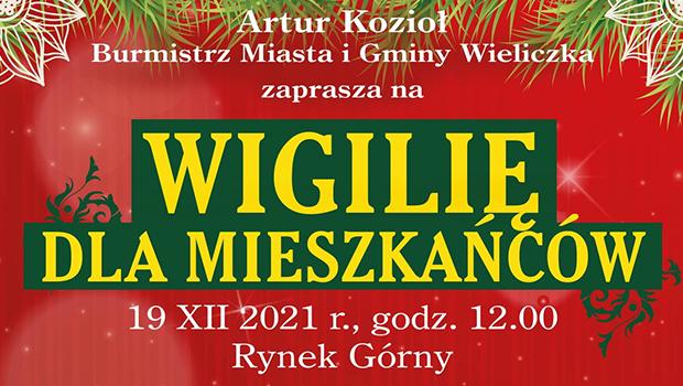 Wigilia na wielickim rynku