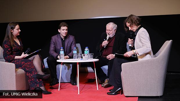 Spotkanie z Janem Nowickim oraz Janem Krzysztofem Dud w Wielickiej Mediatece