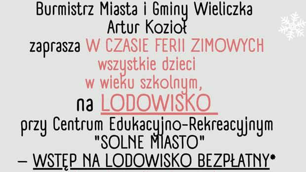 Bezpatne lodowisko dla dzieci