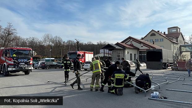 Wsppraca powiatu wielickiego i kopalni dla Ukrainy