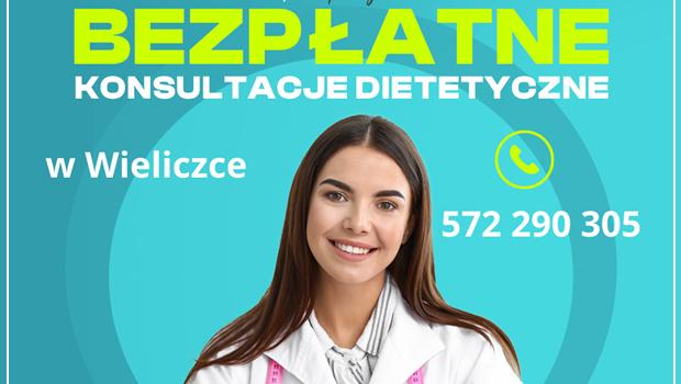Darmowe konsultacje dietetyczne w gabinecie Projekt Zdrowie w Wieliczce