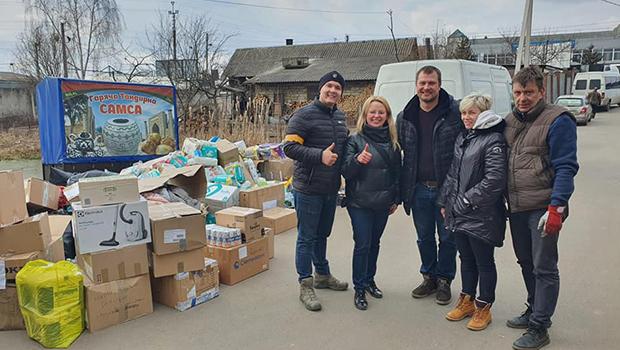 Pomoc dla Ukrainy od mieszkańców Wieliczki dostarczona