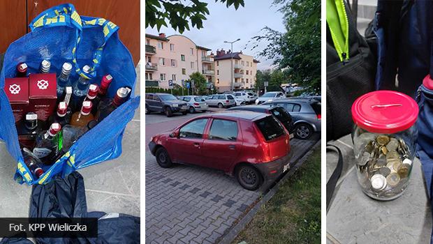 Wieliczka. Z lokali usugowych krad alkohol, pienidze, a nawet samochd.