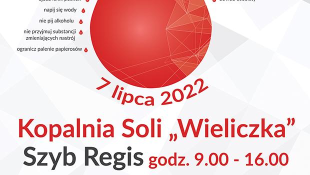 Zbirka krwi w Kopalni Soli „Wieliczka” 7 lipca